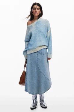 Ropa De Punto|Jerséis-Desigual Jersey oversize tie-dye
