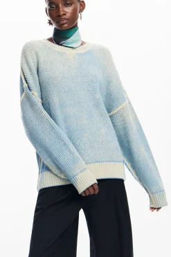 Ropa De Punto|Jerséis-Desigual Jersey oversize tie-dye