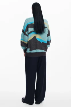 Ropa De Punto|Jerséis-Desigual Jersey paisaje