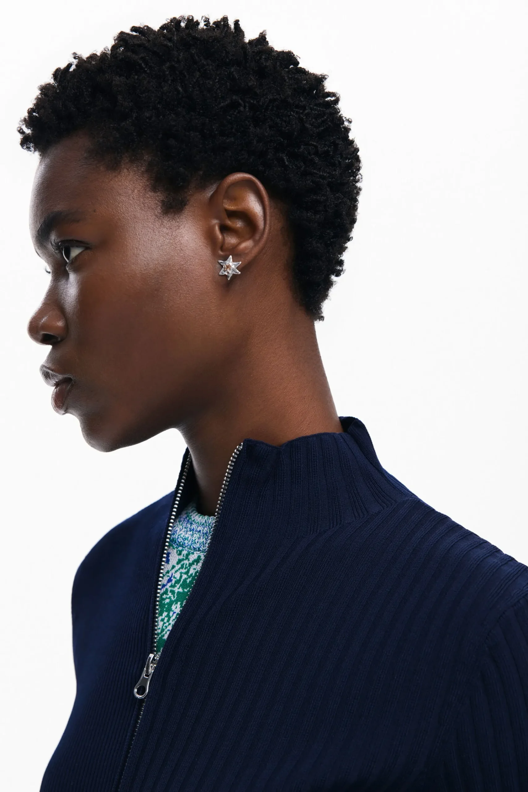 Jerséis-Desigual Jersey punto canalé