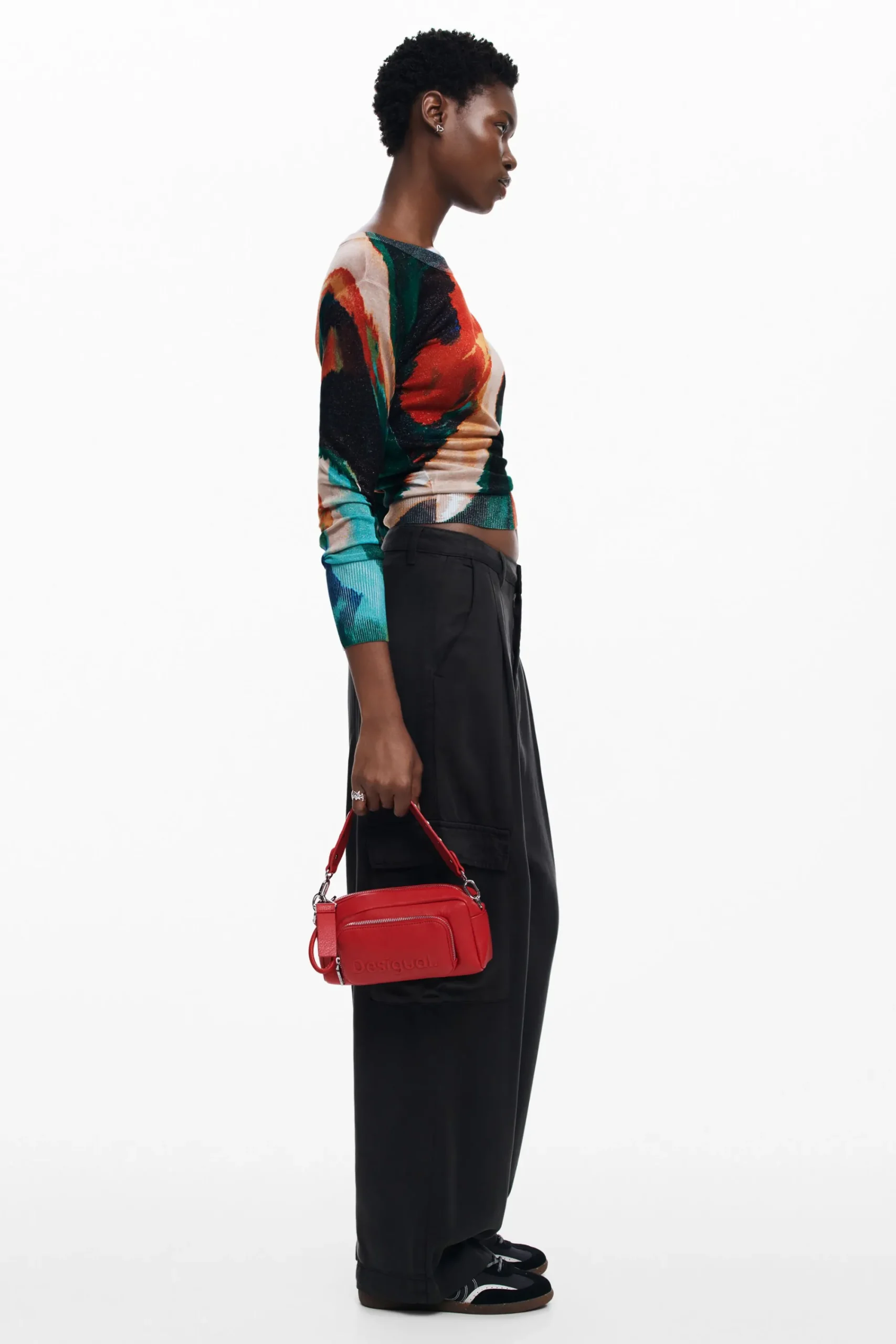 Ropa De Punto|Jerséis-Desigual Jersey punto fino arty difuminado