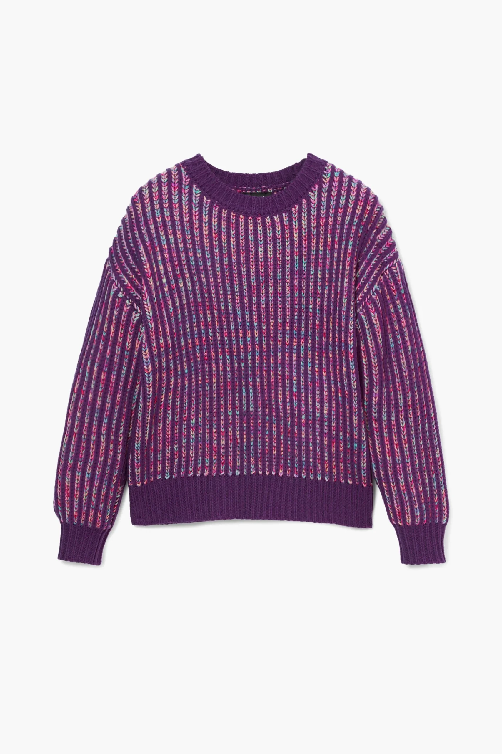 Ropa De Punto|Jerséis-Desigual Jersey punto rayas