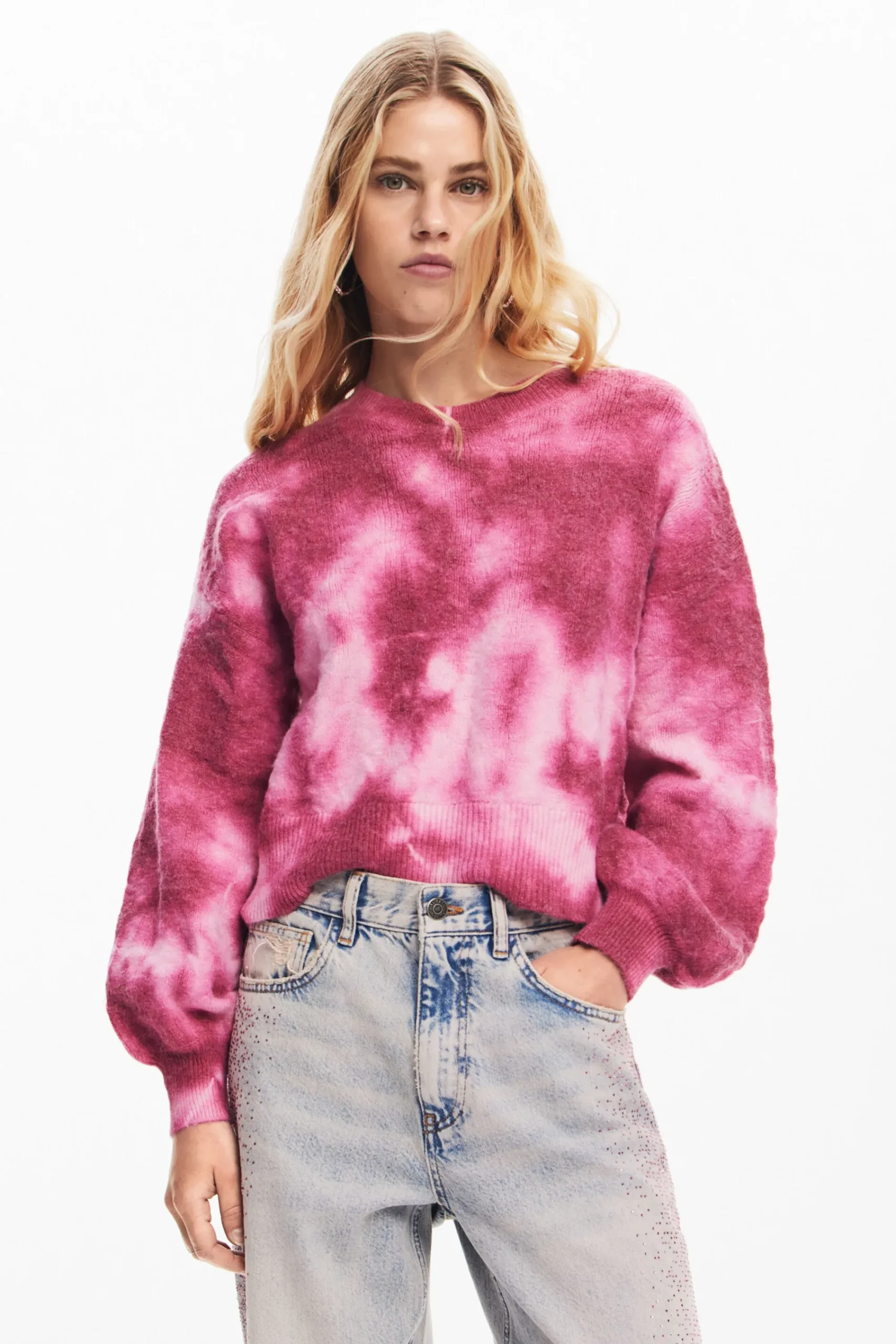 Ropa De Punto|Jerséis-Desigual Jersey tie-dye