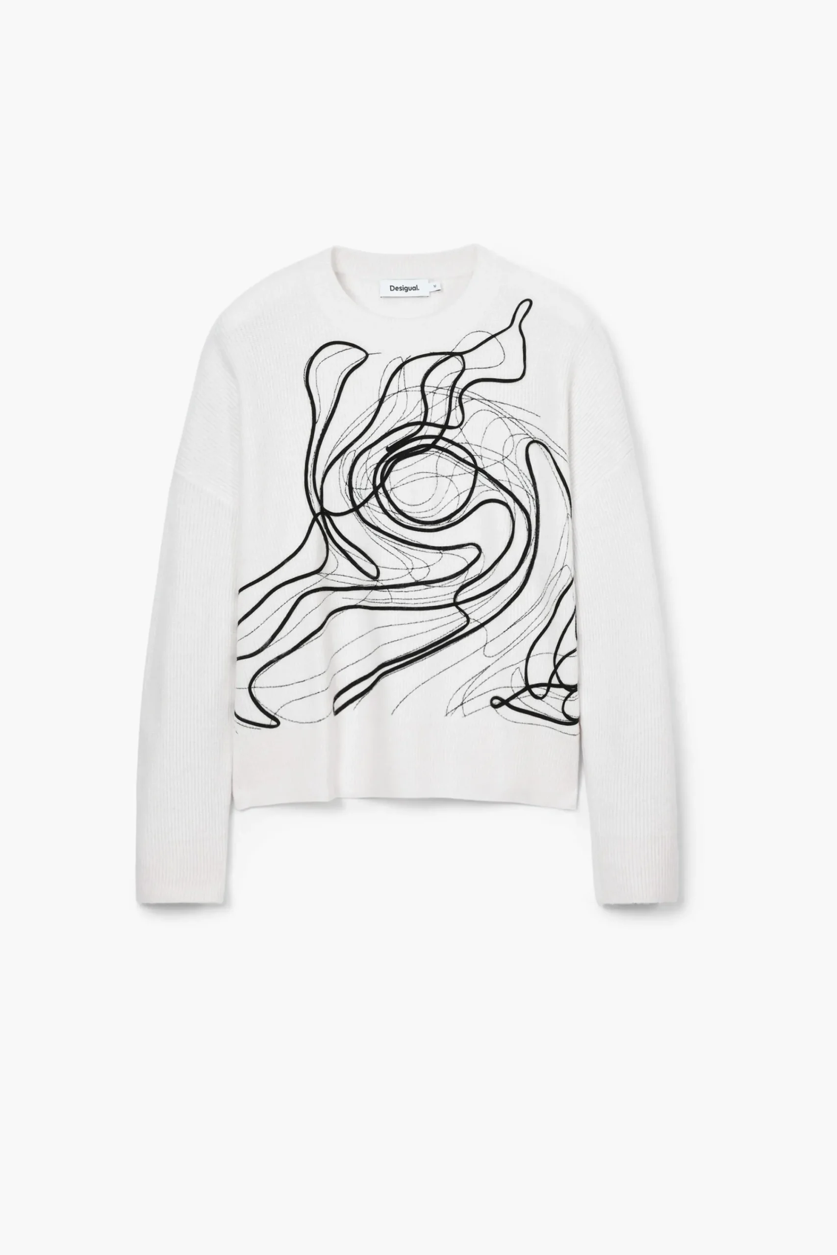 Ropa De Punto|Jerséis-Desigual Jersey trazos M. Christian Lacroix