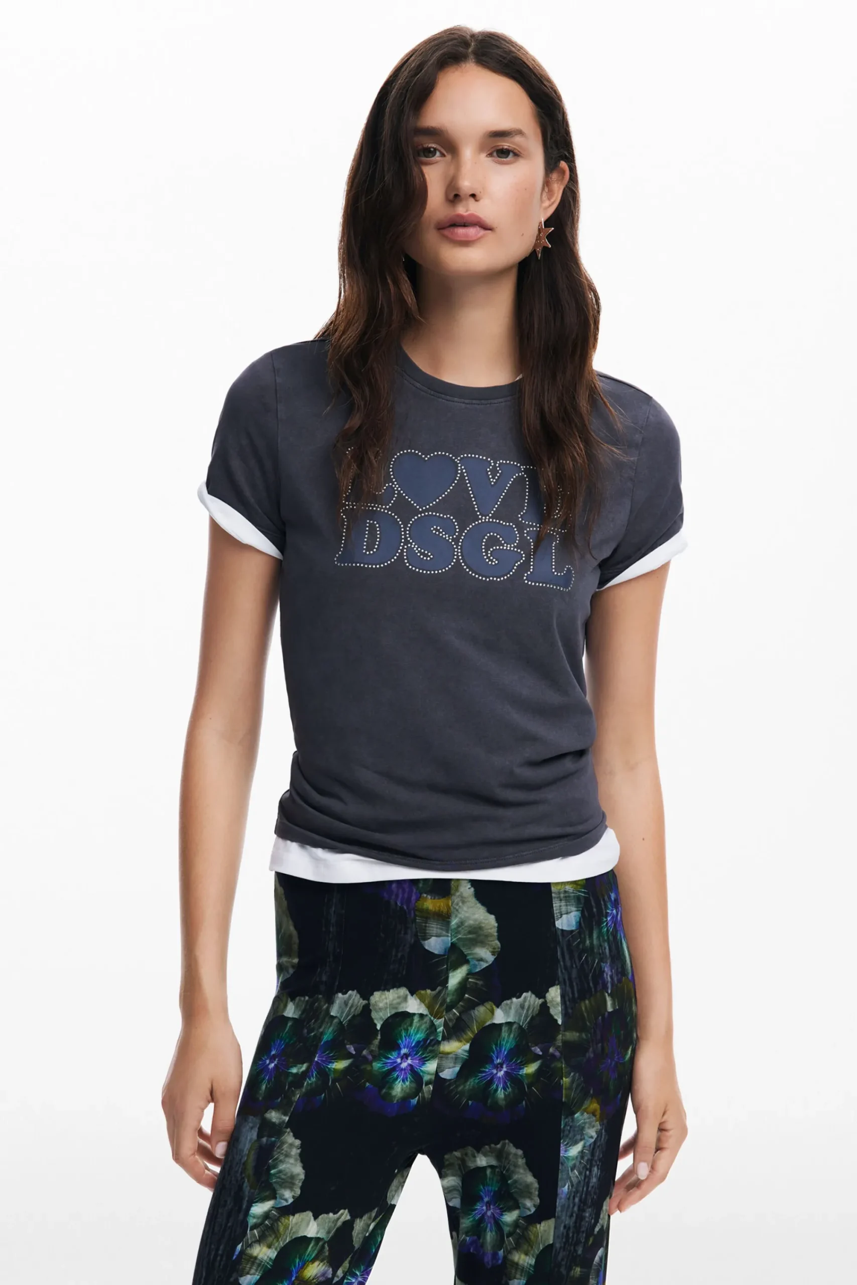 Pantalones-Desigual Legging fusseau M. Christian Lacroix