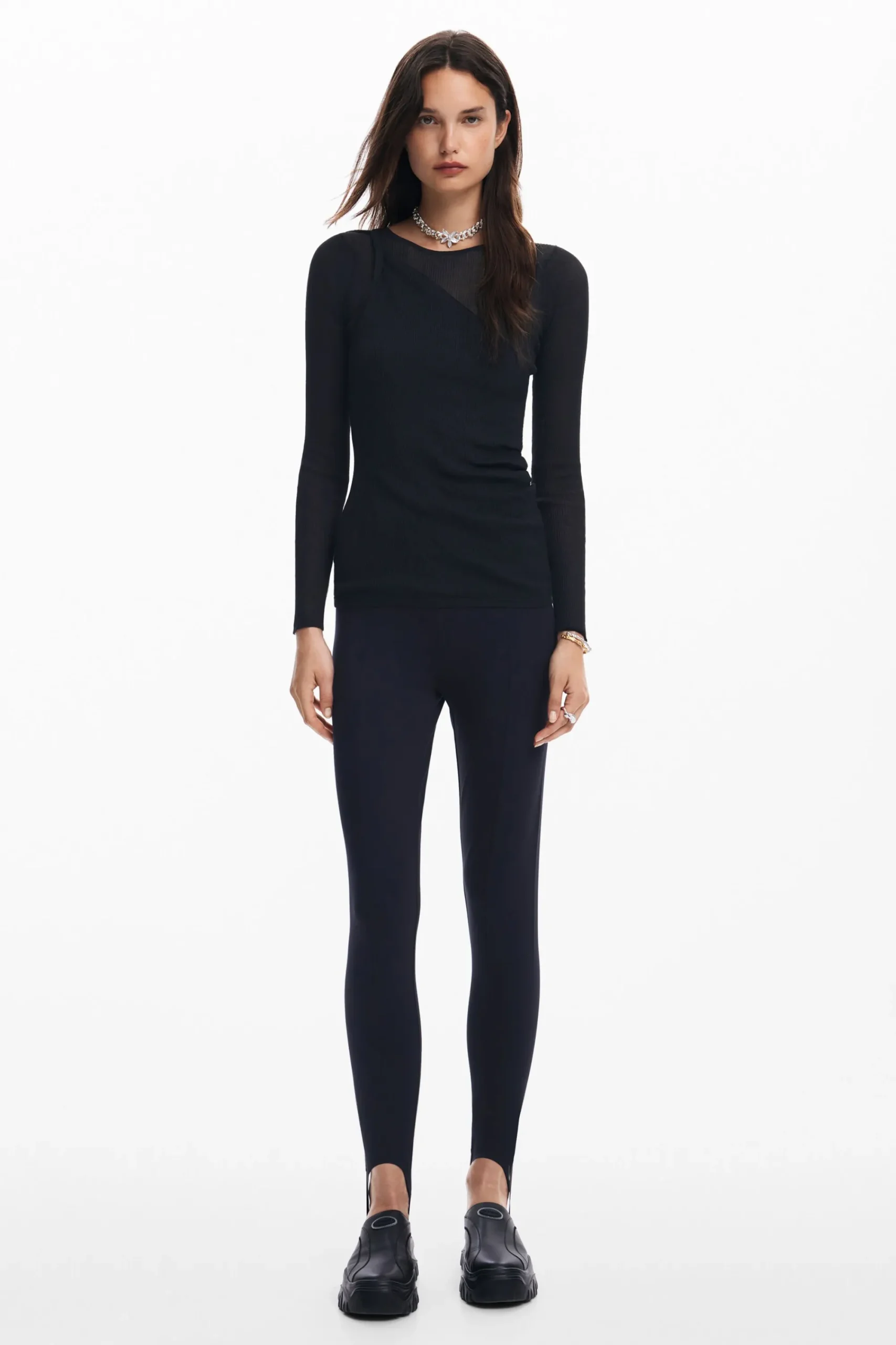 Pantalones-Desigual Legging fusseau M.Christian Lacroix