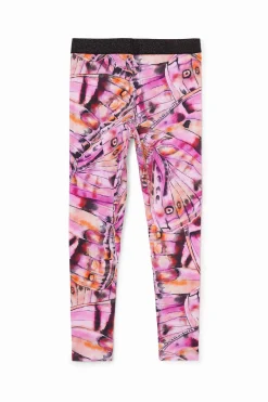 Faldas Y Pantalones|Leggings-Desigual Leggings alas de mariposa