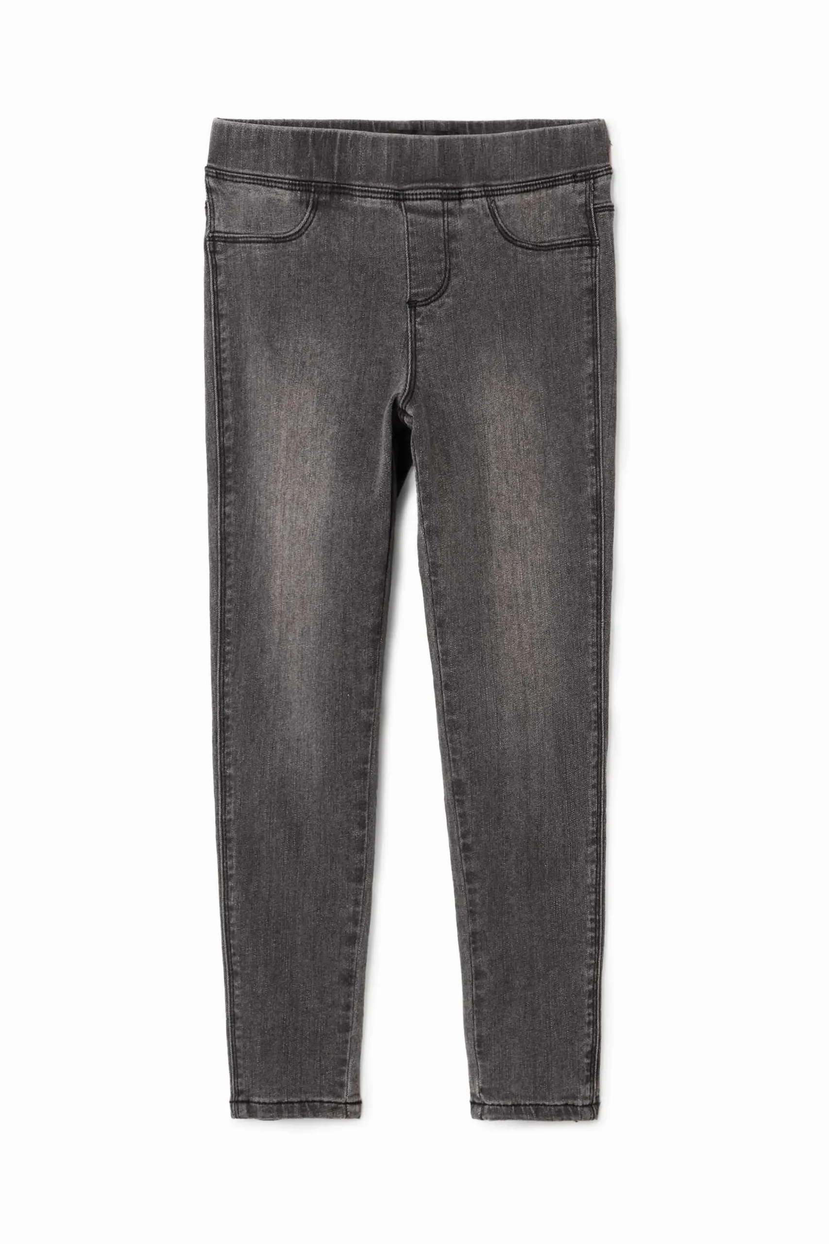 Faldas Y Pantalones-Desigual Leggings denim elásticos