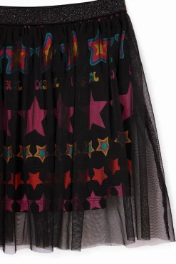 Faldas Y Pantalones-Desigual Minifalda estrellas