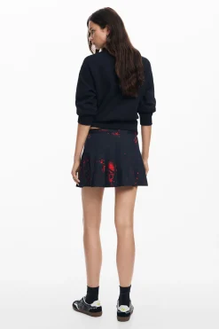 Faldas Y Shorts-Desigual Minifalda plisada M.Christian Lacroix