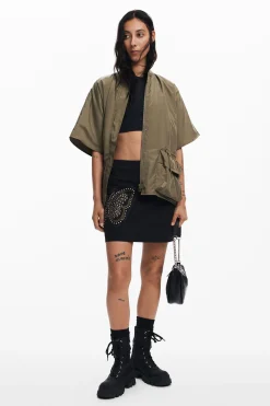 Faldas Y Shorts-Desigual Minifalda slim mariposa