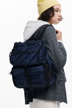 Mochilas|Mochilas-Desigual Mochila acolchada multibolsillo