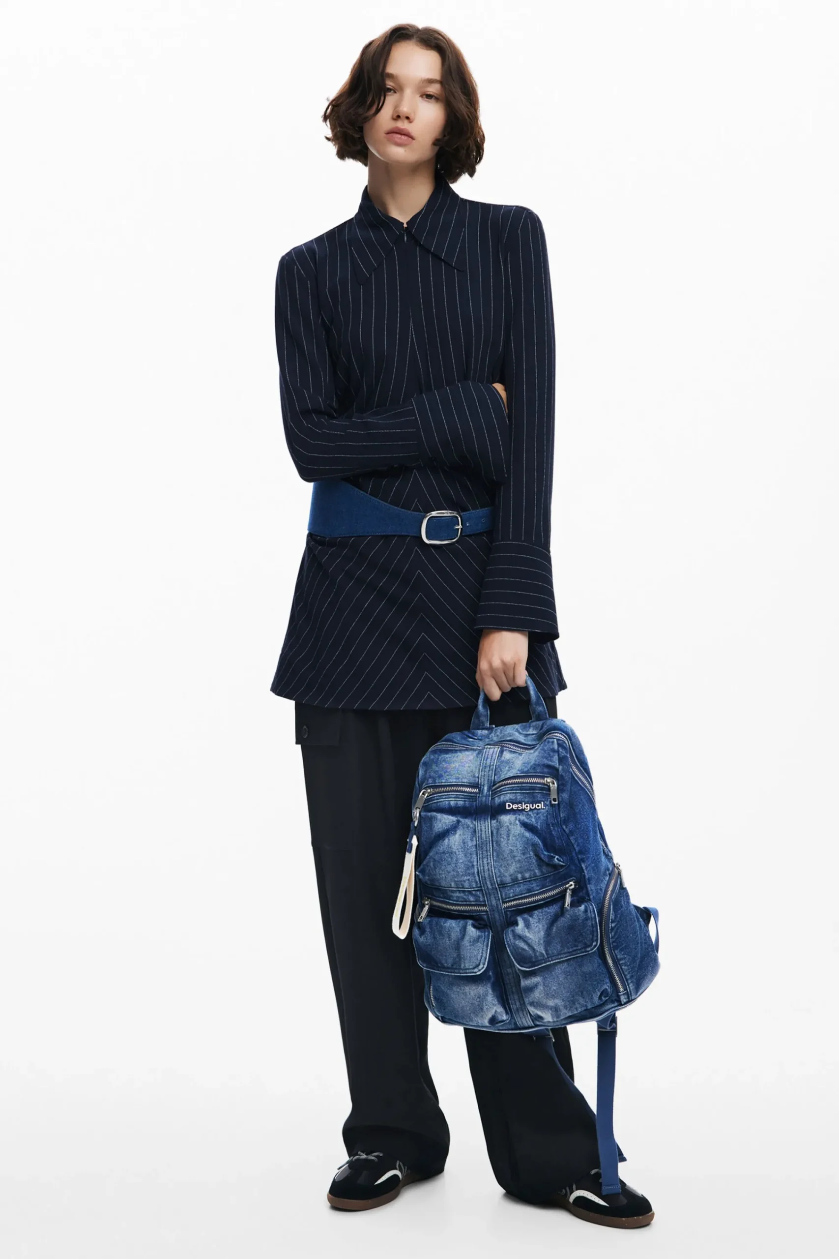 Mochilas|Mochilas-Desigual Mochila L denim