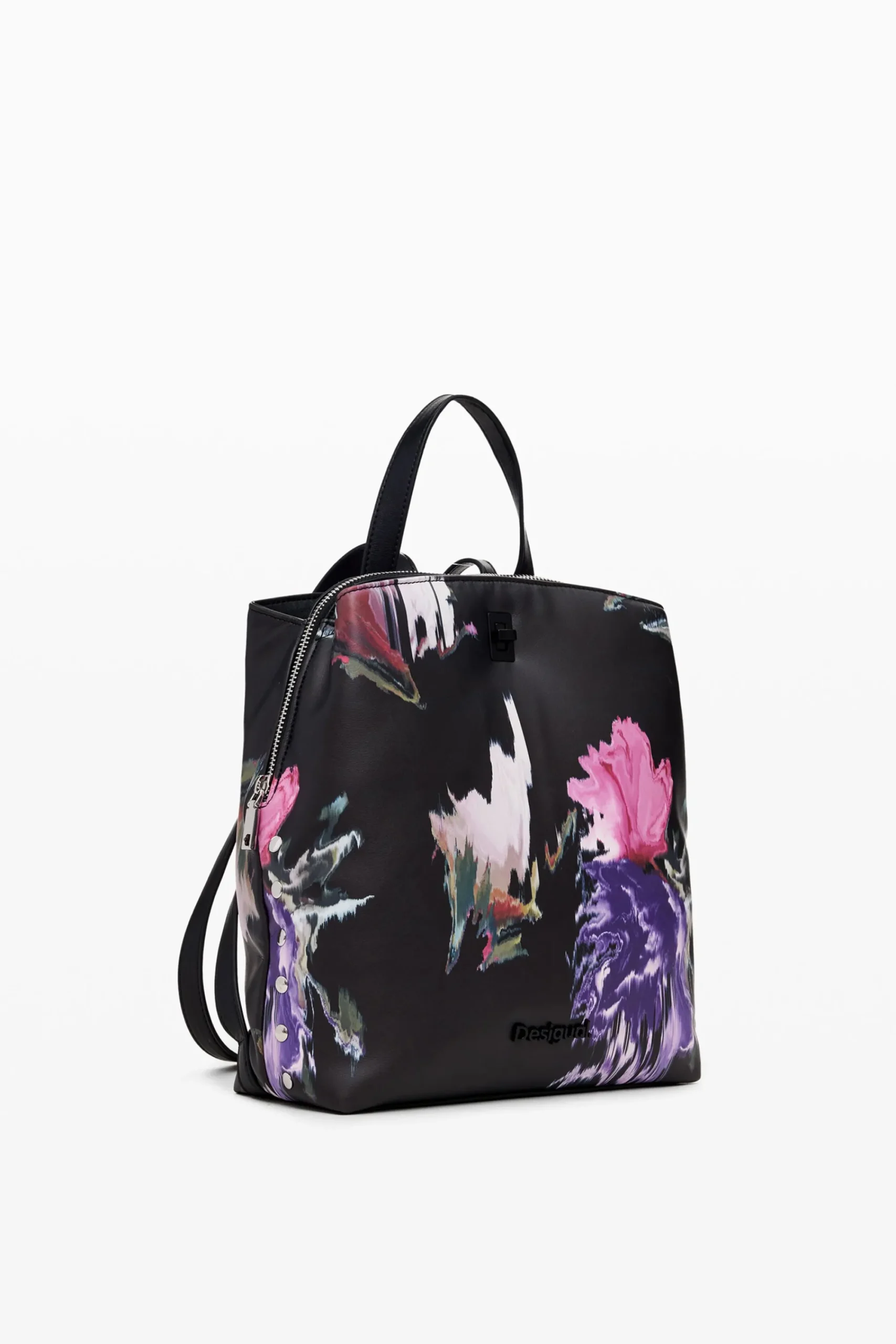 Mochilas|Mochilas-Desigual Mochila mini efecto piel