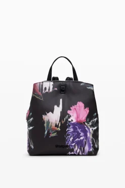 Mochilas|Mochilas-Desigual Mochila mini efecto piel