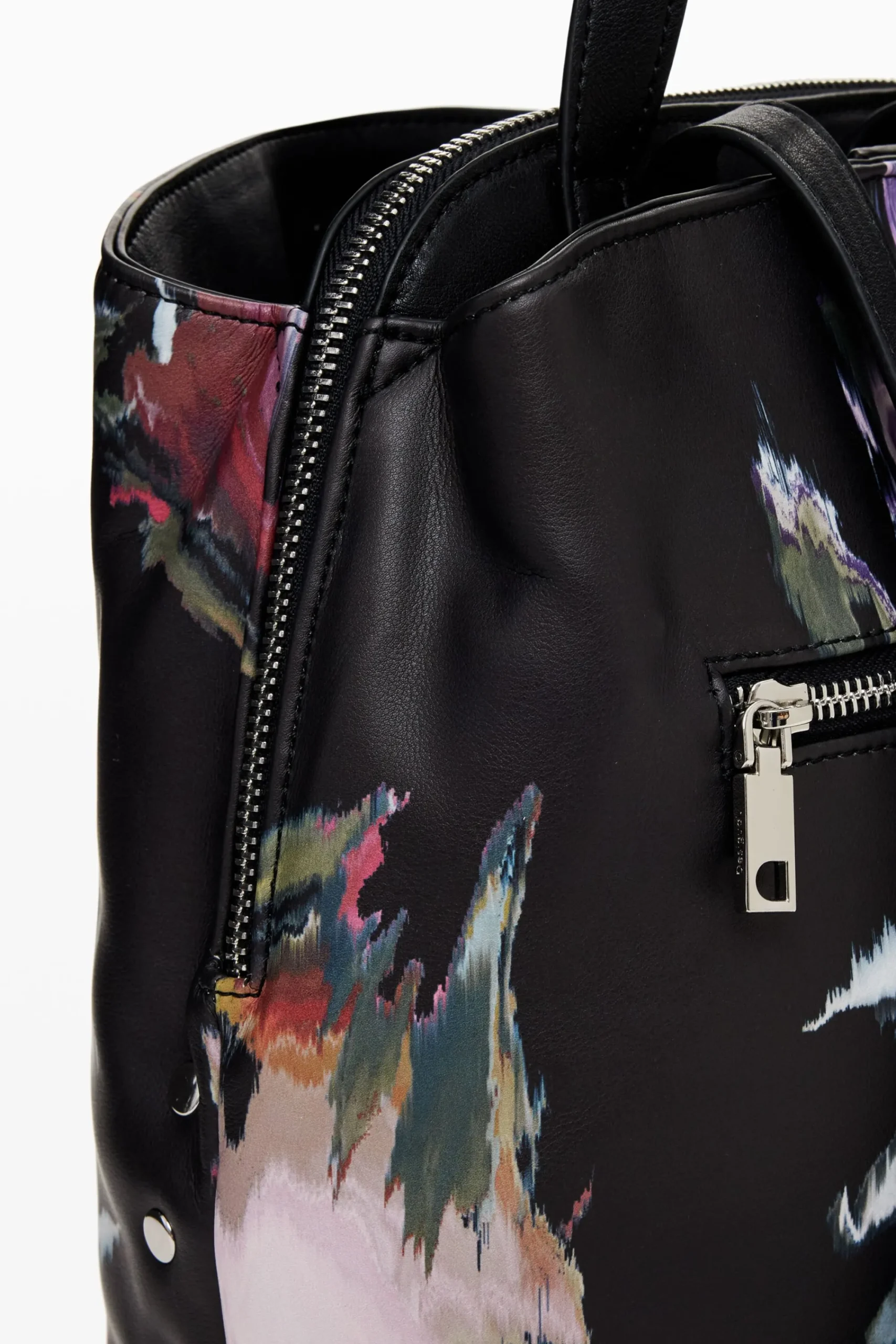 Mochilas|Mochilas-Desigual Mochila mini efecto piel