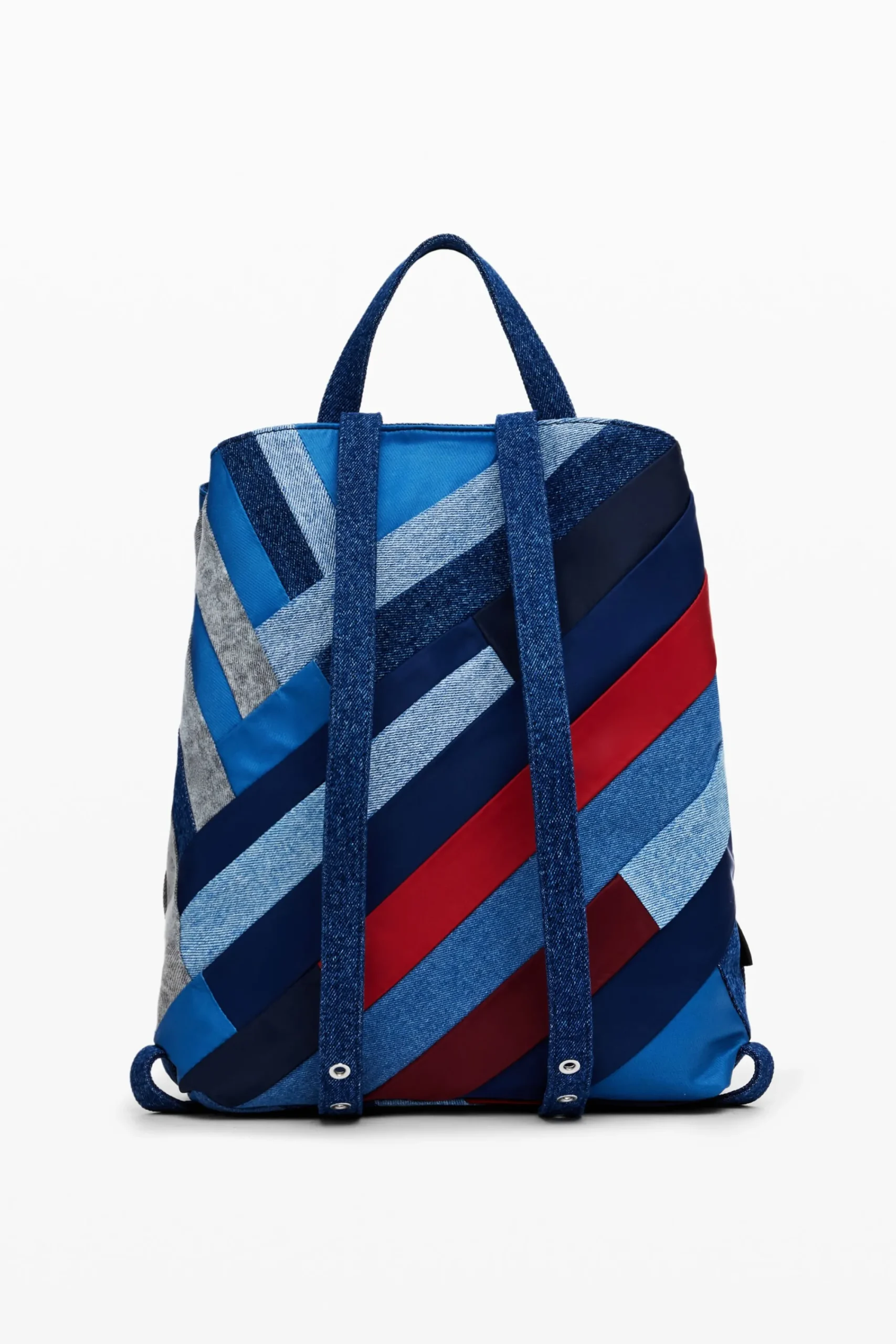 Mochilas|Mochilas-Desigual Mochila parches denim