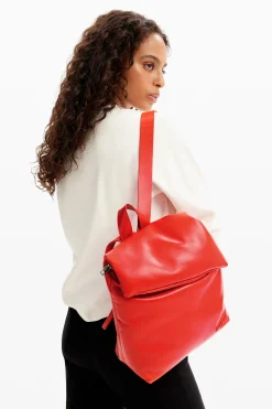 Bolsos De Piel|Mochilas-Desigual Mochila pequeña piel