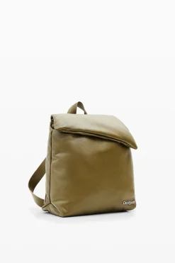 Bolsos De Piel|Mochilas-Desigual Mochila piel S acolchada