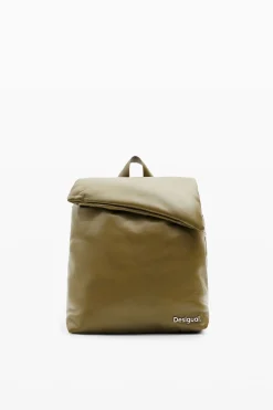 Bolsos De Piel|Mochilas-Desigual Mochila piel S acolchada