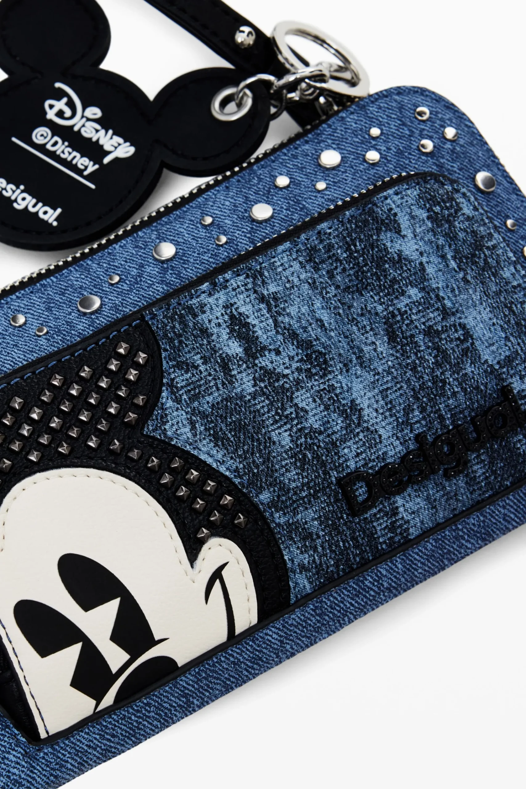 Monederos|Monederos-Desigual Monedero L denim Mickey Mouse