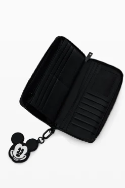 Monederos|Monederos-Desigual Monedero Mickey Mouse imitación piel