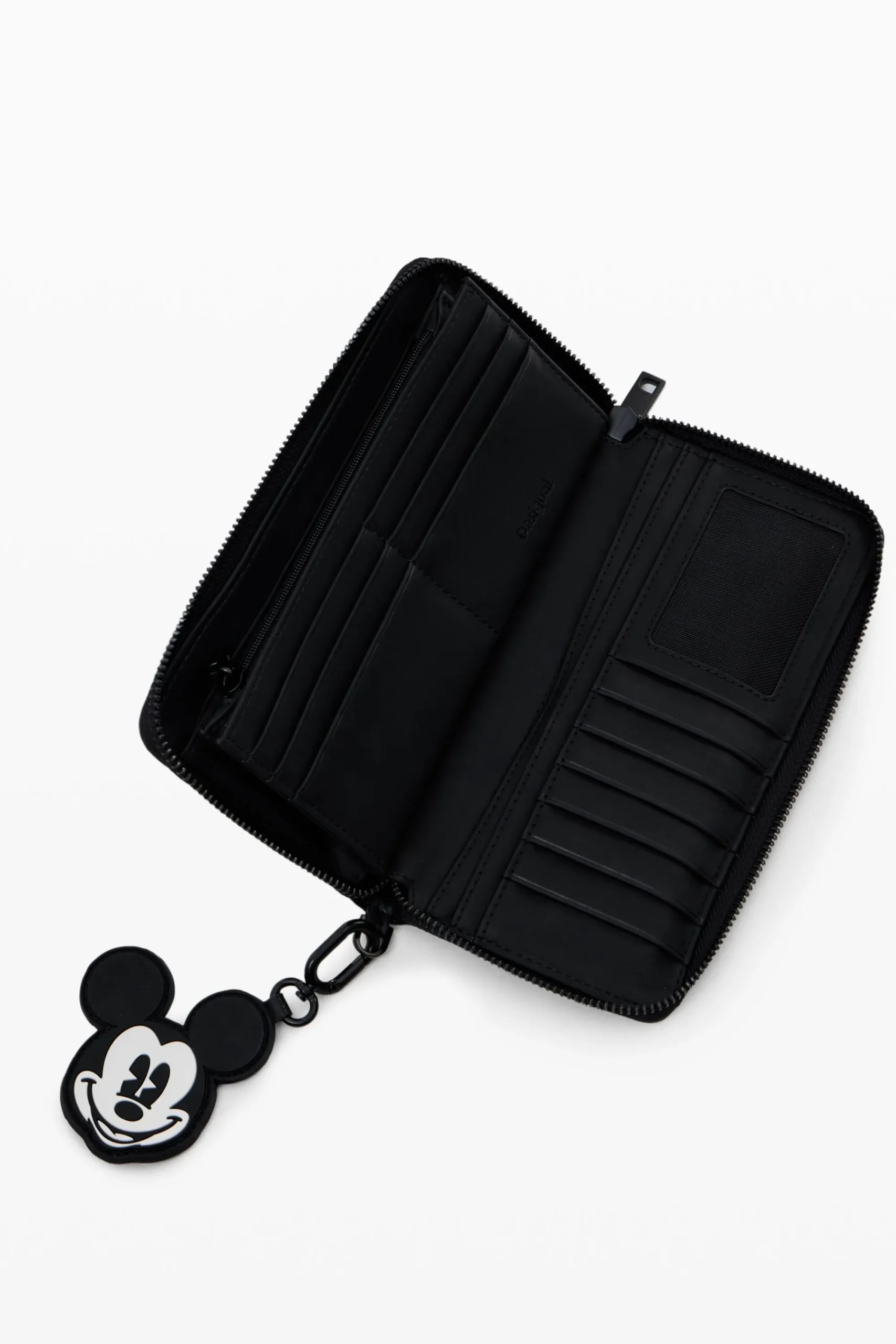 Monederos|Monederos-Desigual Monedero Mickey Mouse imitación piel