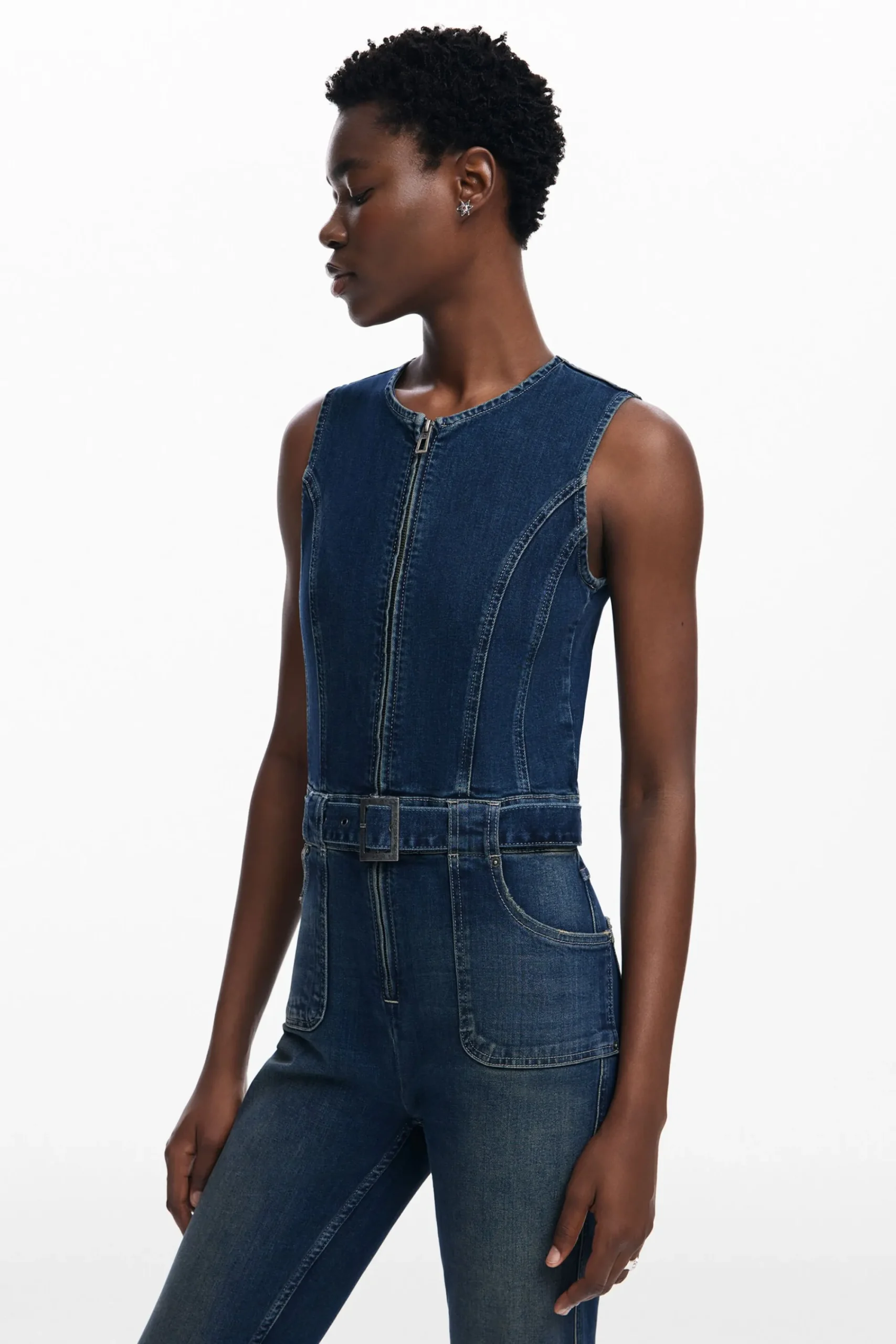 Vaqueros|Pantalones-Desigual Mono denim