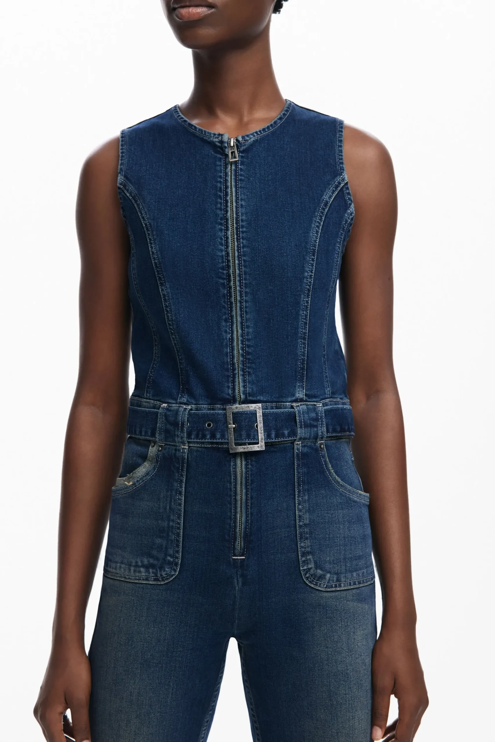 Vaqueros|Pantalones-Desigual Mono denim