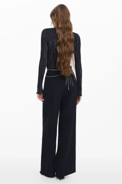 Pantalones|Vestidos Y Monos-Desigual Mono híbrido combinado
