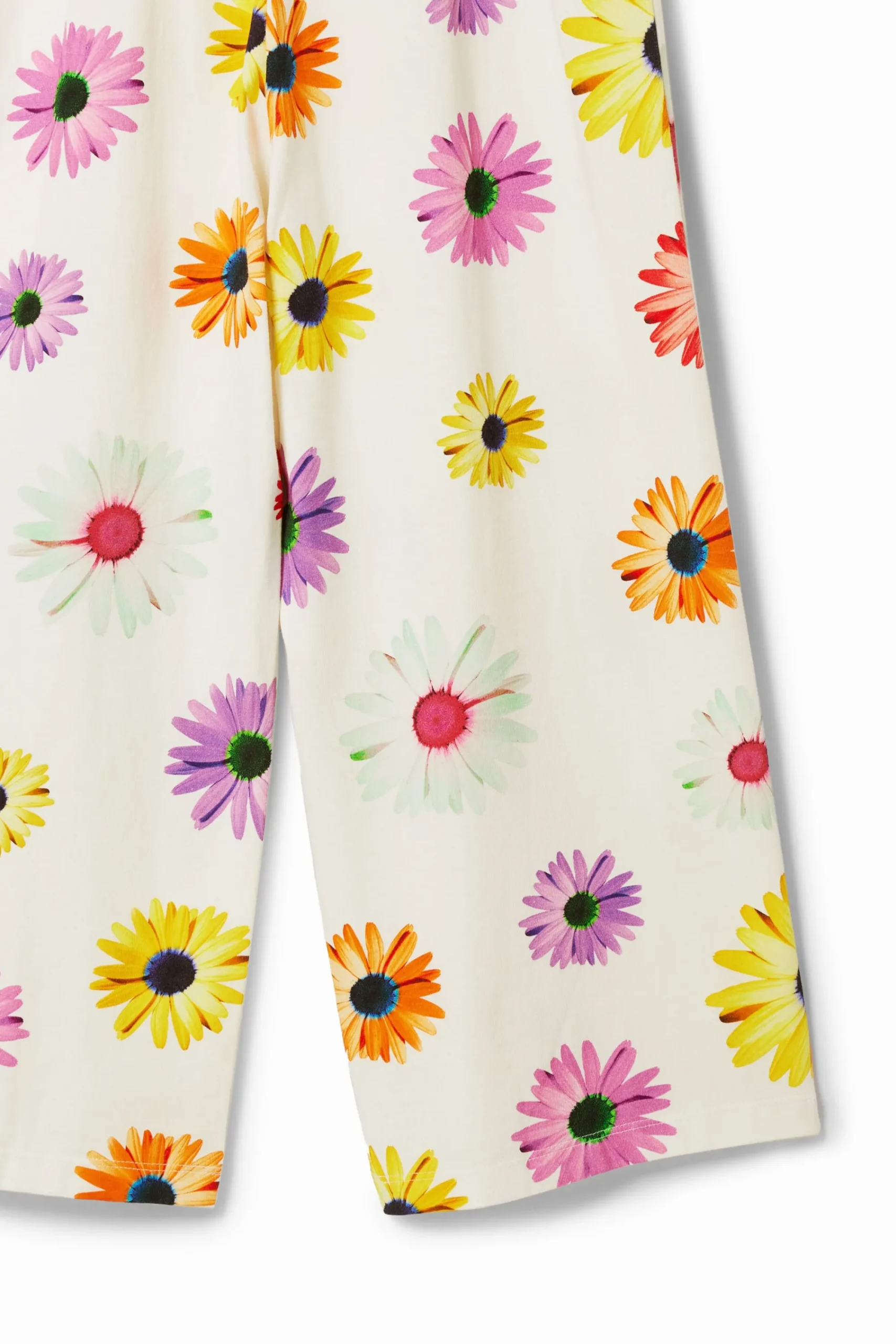 Faldas Y Pantalones|Vestidos-Desigual Mono largo tirantes margaritas