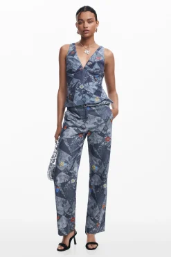 Pantalones-Desigual Pantalón