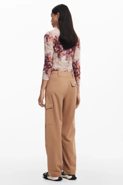 Pantalones-Desigual Pantalón cargo