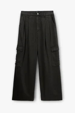 Pantalones-Desigual Pantalón cargo fluido