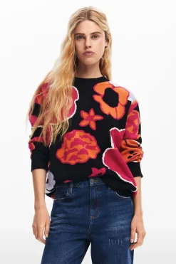 Vaqueros|Pantalones-Desigual Pantalón culotte denim