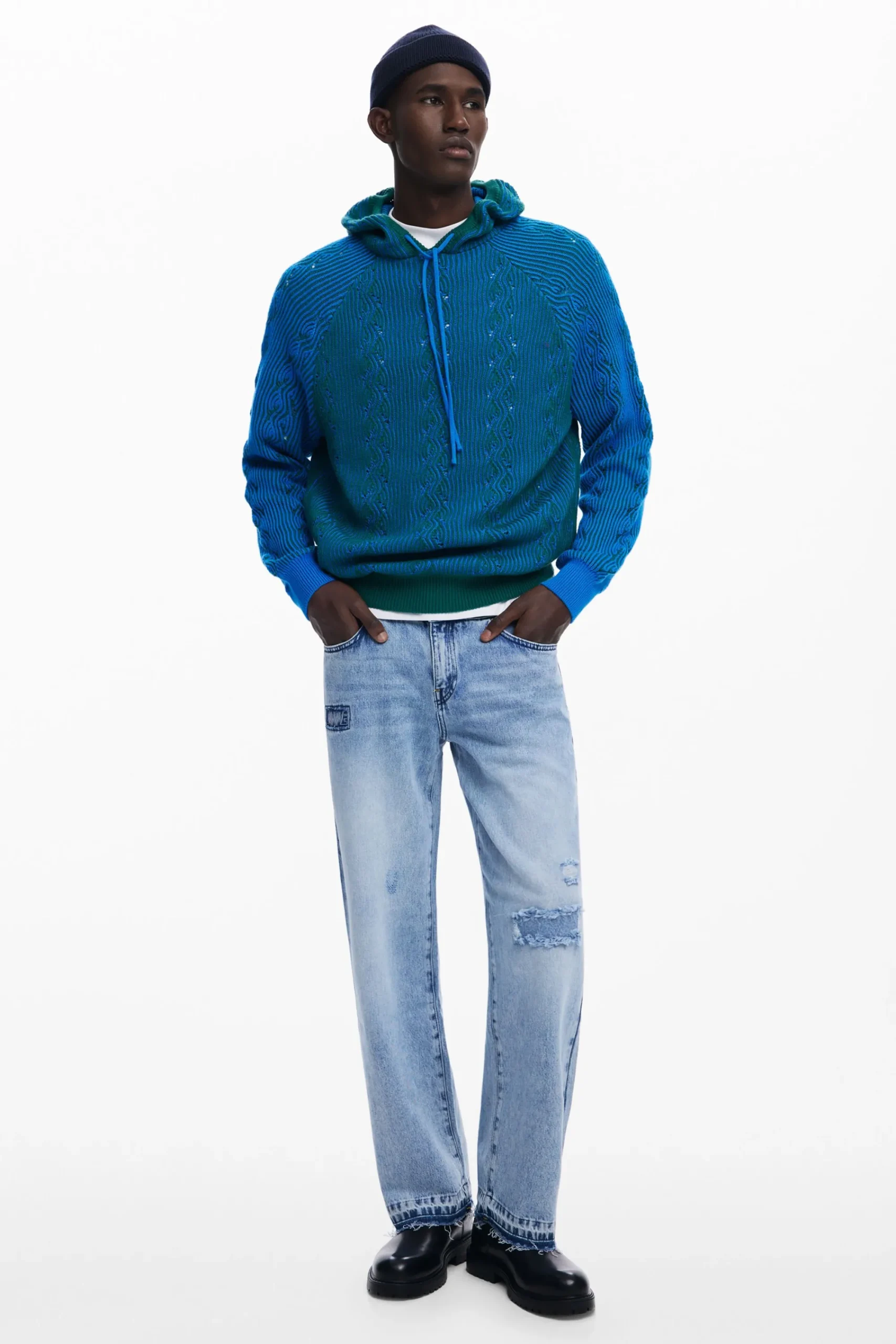 Jeans Y Pantalones-Desigual Pantalón doble cintura