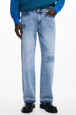 Jeans Y Pantalones-Desigual Pantalón doble cintura