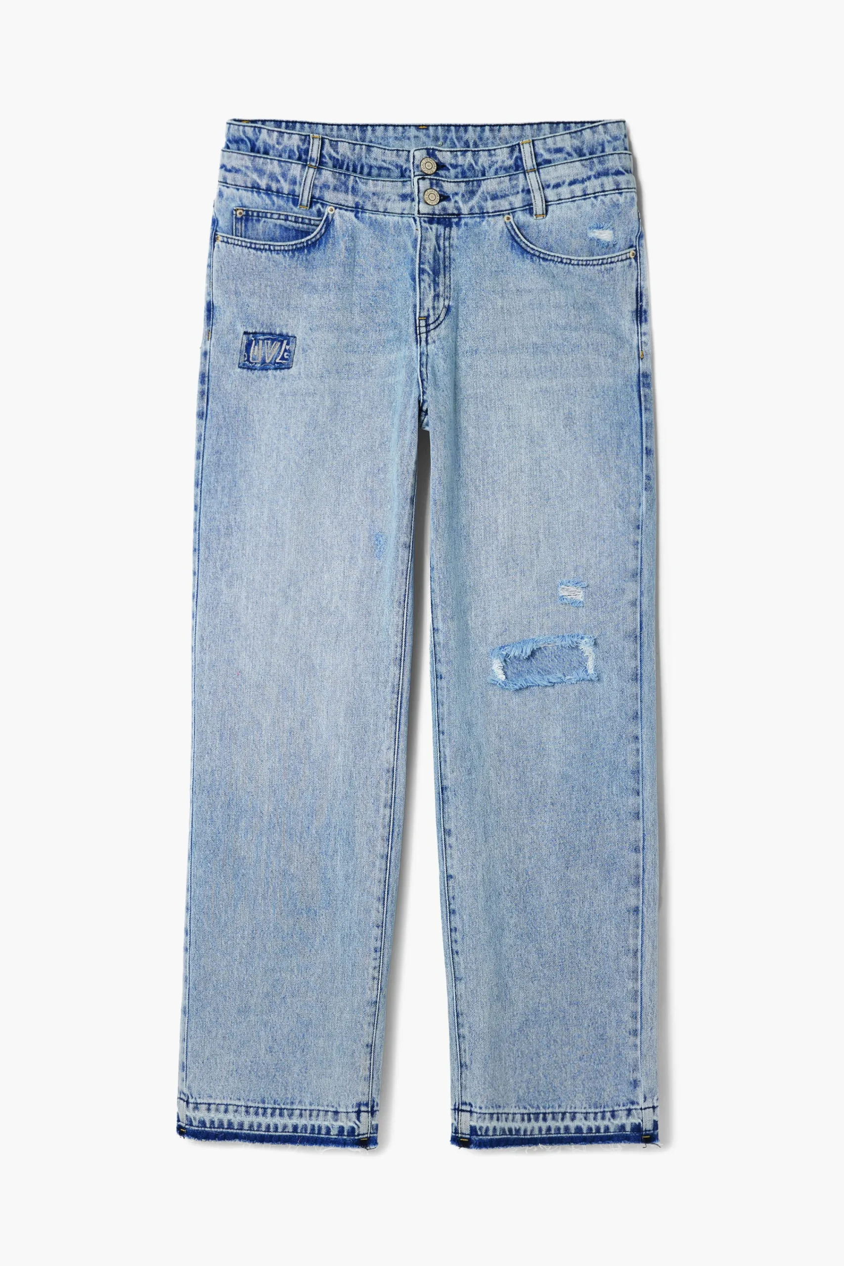 Jeans Y Pantalones-Desigual Pantalón doble cintura