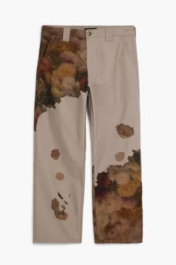 Jeans Y Pantalones-Desigual Pantalón estampado flores