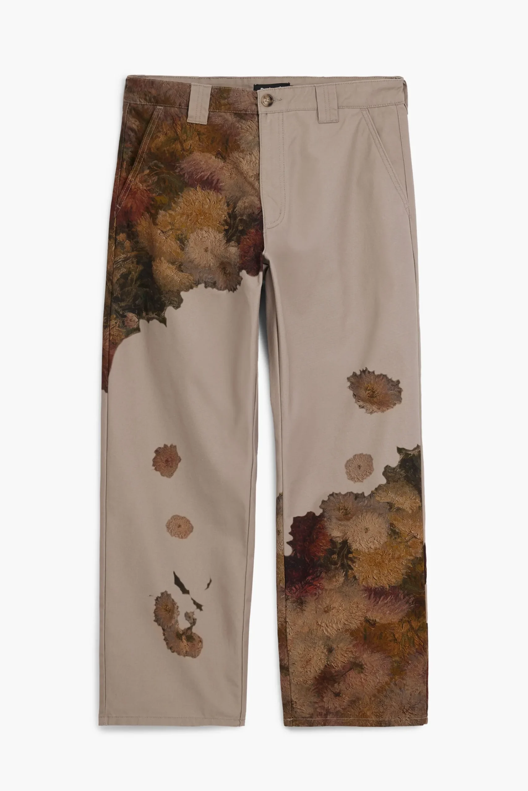 Jeans Y Pantalones-Desigual Pantalón estampado flores