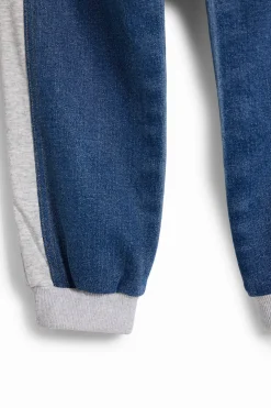Faldas Y Pantalones-Desigual Pantalón jogger canalé estrellas