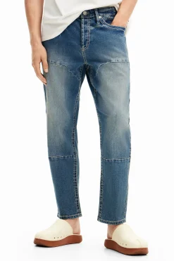 Jeans Y Pantalones-Desigual Pantalón largo denim