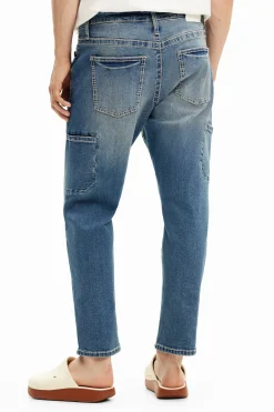 Jeans Y Pantalones-Desigual Pantalón largo denim