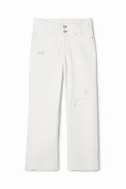 Jeans Y Pantalones-Desigual Pantalón largo denim