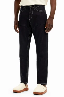 Jeans Y Pantalones-Desigual Pantalón largo denim bolsillos