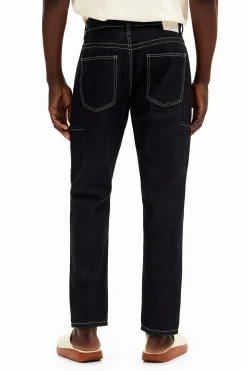 Jeans Y Pantalones-Desigual Pantalón largo denim bolsillos