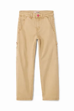 Faldas Y Pantalones-Desigual Pantalón recto denim