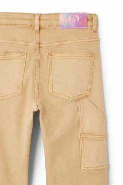 Faldas Y Pantalones-Desigual Pantalón recto denim