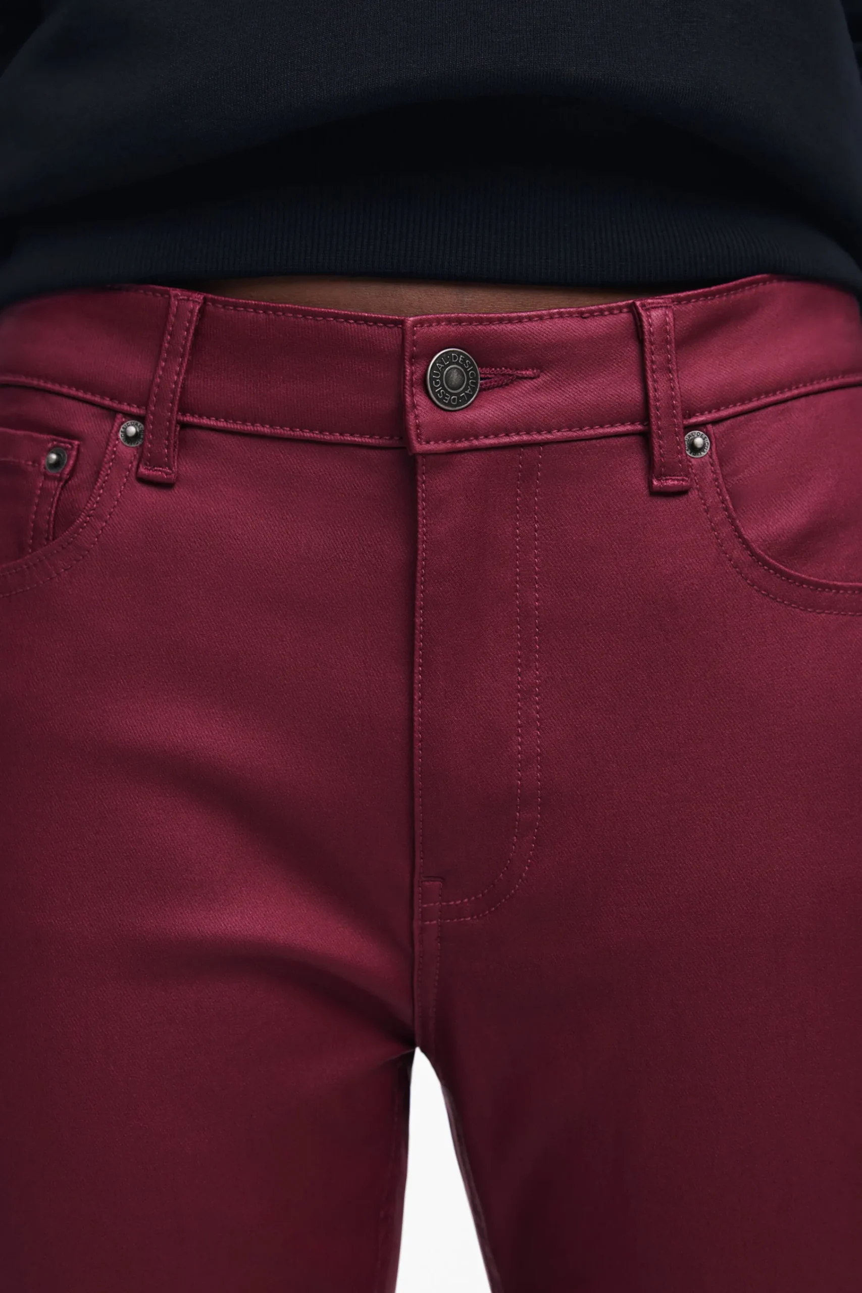 Pantalones-Desigual Pantalón slim