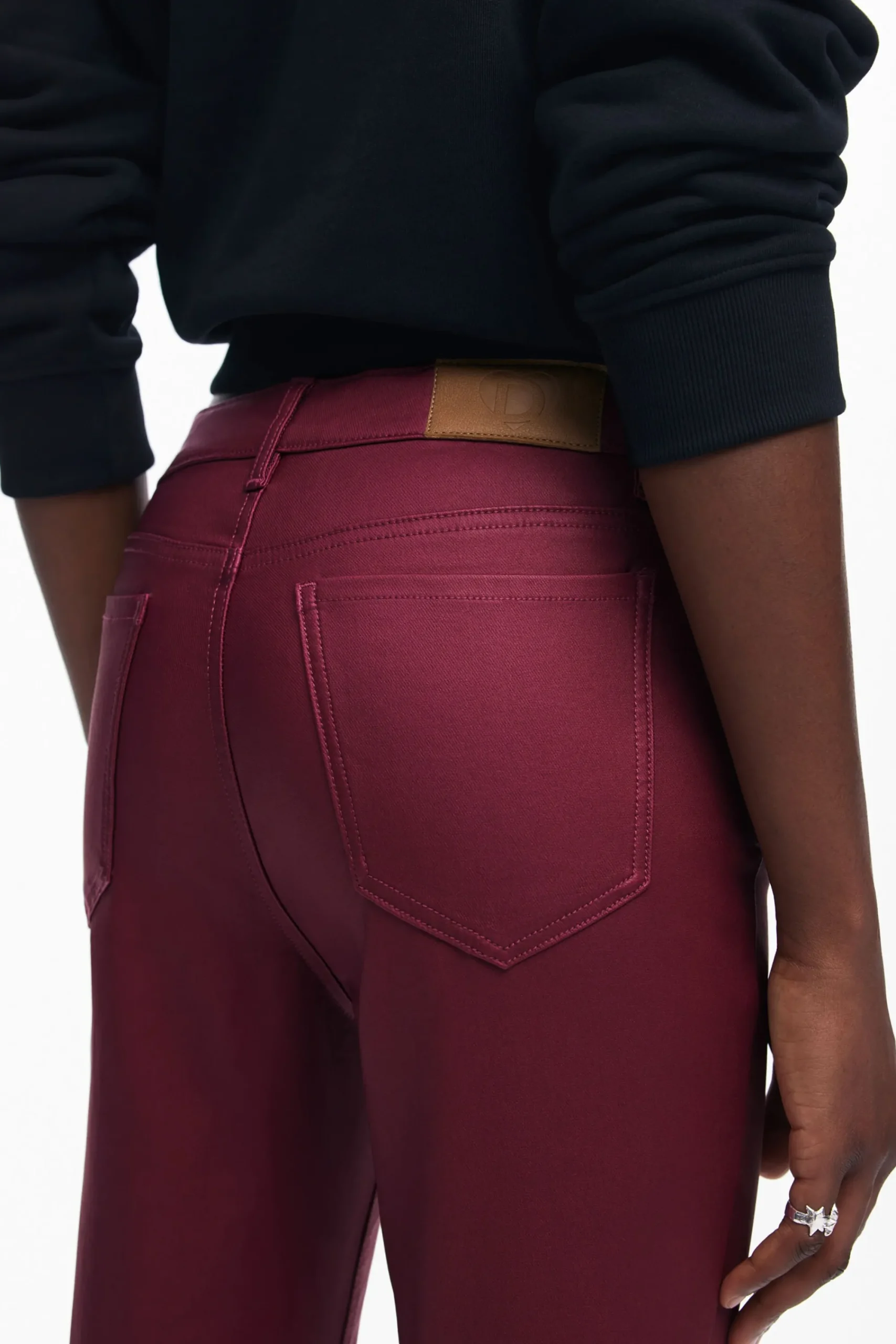 Pantalones-Desigual Pantalón slim